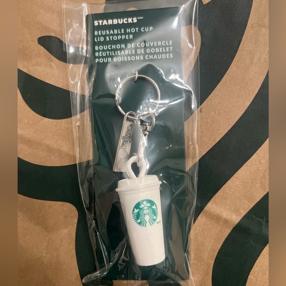 Starbucks Stopper Keychain for Reusable Cup New Release 2025